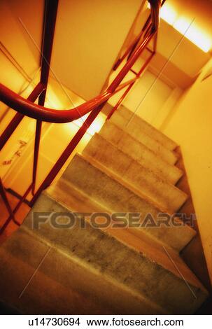 Stairs inside building View Large Photo Image Picture - Stairs inside building. Fotosearch