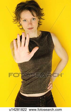 Stock Image - Stop right there. Fotosearch