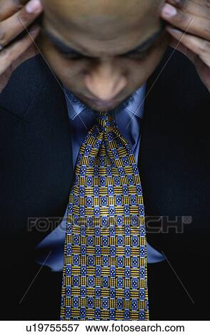 Stress headache View Large Photo Image Stock Photo - Stress headache. Fotosearch