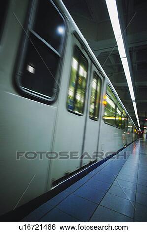 Subway train View Large Photo Image Stock Photograph - Subway train. Fotosearch