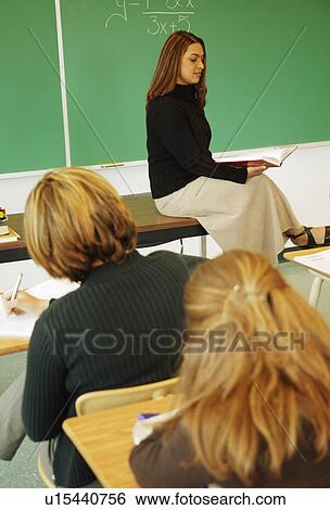 Teacher teaching View Large Photo Image Stock Photograph - Teacher teaching. Fotosearch