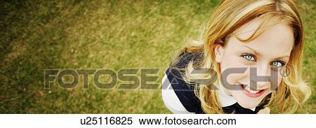 Stock Photography - Teenager smiles. Fotosearch