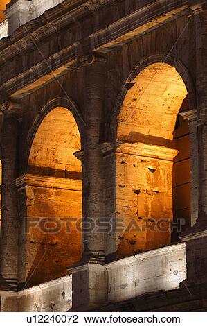 Stock Image - The Coliseum Rome Italy. Fotosearch