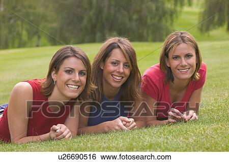 Three teenage girls View Large Photo Image Stock Photograph - Three teenage girls. Fotosearch
