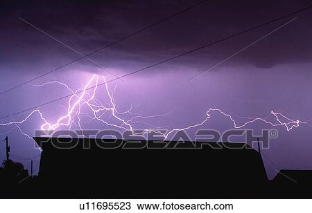 Time delay of lightning in night sky View Large Photo Image Stock Image - Time delay of lightning in night sky. Fotosearch