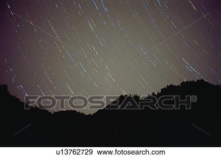 Time delay of stars View Large Photo Image Stock Photo - Time delay of stars. Fotosearch