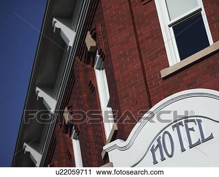 Traditional hotel sign View Large Photo Image Stock Image - Traditional hotel sign. Fotosearch