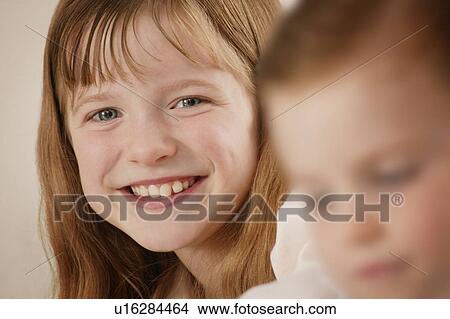 Picture - Two children. Fotosearch