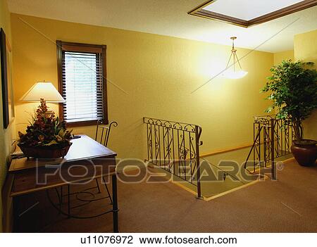 Stock Image - Upstairs. Fotosearch