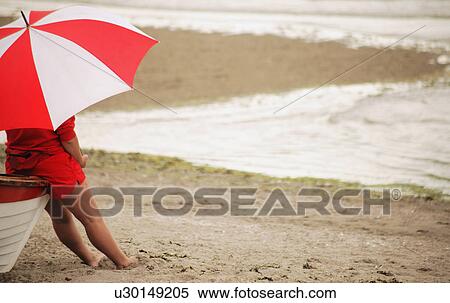 Stock Photography - Watching the water. Fotosearch