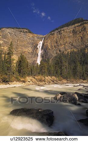 Stock Photography - Waterfall and brook. Fotosearch