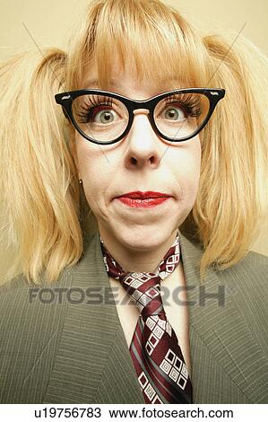Woman with glasses View Large Photo Image Stock Image - Woman with glasses. Fotosearch
