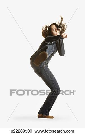 Woman with punch View Large Photo Image Stock Image - Woman with punch. Fotosearch