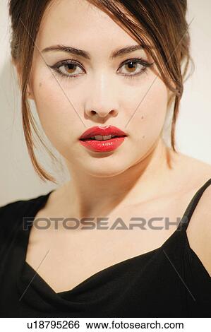 Woman's face View Large Photo Image Stock Photograph - Woman's face. Fotosearch