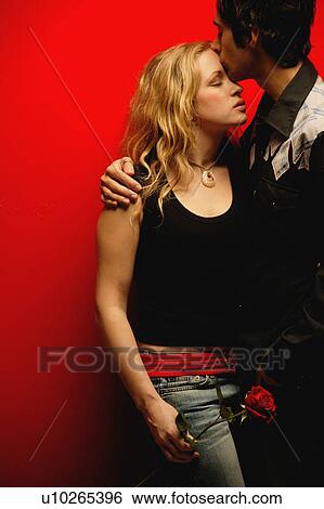 A kiss View Large Photo Image Stock Photograph - A kiss. Fotosearch