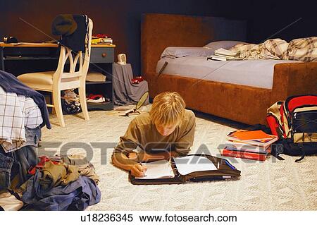 Stock Photography - A teenager's room. Fotosearch