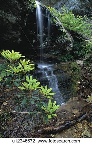 Quiet waterfall View Large Photo Image Stock Image - Quiet waterfall. Fotosearch