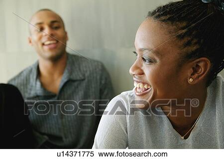 Woman listens to man View Large Photo Image Stock Photography - Woman listens to man. Fotosearch