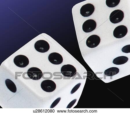 Two white dice cubes View Large Photo Image Stock Image - Two white dice cubes. Fotosearch