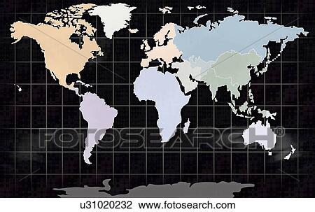 World Map Illustration View Large Photo Image Stock Image - World Map Illustration. Fotosearch