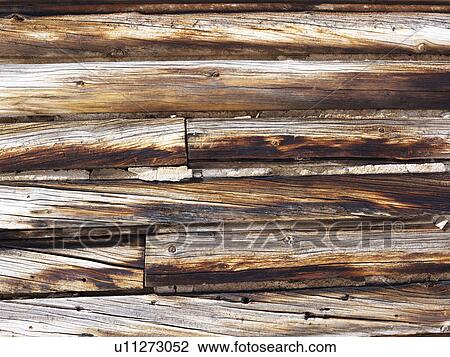 Stock Image - Close up shot of wood siding of barn.. Fotosearch