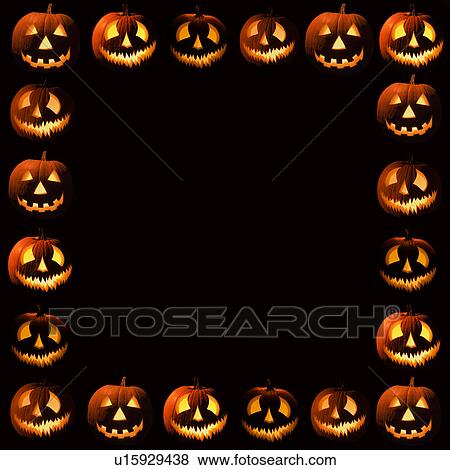 Frame composed of Halloween pumpkins on black. View Large Photo Image Stock Photo - Frame composed of Halloween pumpkins on black.. Fotosearch