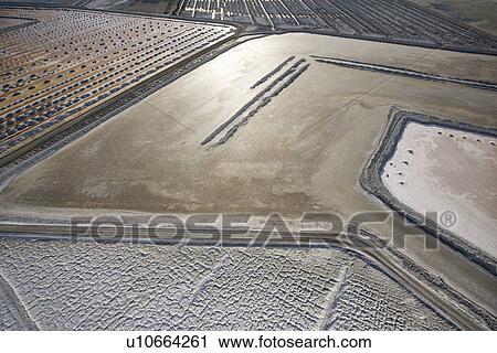 Aerial of alkali flat in Owens Valley, California, USA. View Large Photo Image Stock Image - Aerial of alkali flat in Owens Valley, California, USA.. Fotosearch