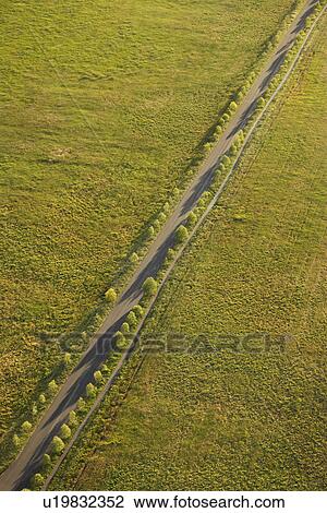 Aerial of rural highway View Large Photo Image Stock Image - Aerial of rural highway. Fotosearch