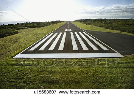 Aerial view of airplane landing field on Maui Hawaii View Large Photo Image Stock Photo - Aerial view of airplane landing field on Maui Hawaii. Fotosearch