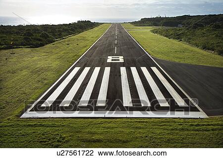 Aerial view of paved airplane runway on Maui Hawaii View Large Photo Image Stock Image - Aerial view of paved airplane runway on Maui Hawaii. Fotosearch