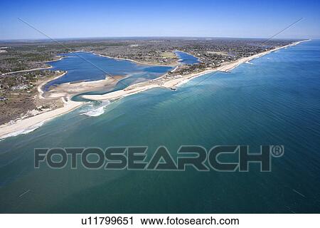 Aerial view of Southampton, New York with shoal and inlet. View Large Photo Image Stock Image - Aerial view of Southampton, New York with shoal and inlet.. Fotosearch