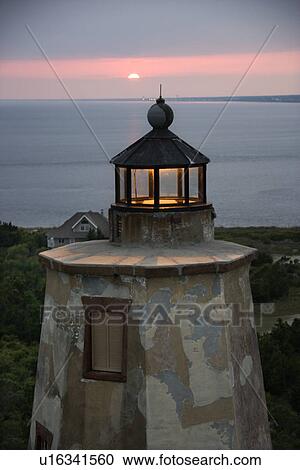 Stock Image - Bald Head Island lighthouse, North Carolina. . Fotosearch