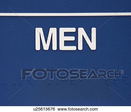 Blue men sign with braille. View Large Photo Image Stock Photograph - Blue men sign with braille.. Fotosearch