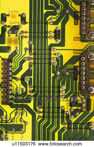 Circuit board detail. View Large Photo Image Stock Photograph - Circuit board detail.. Fotosearch