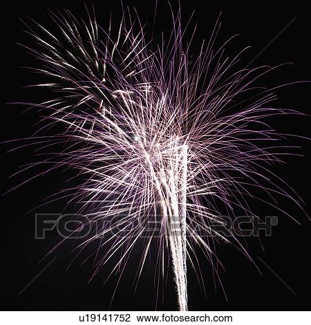 Colorful fireworks exploding in night sky. View Large Photo Image Stock Image - Colorful fireworks exploding in night sky.. Fotosearch