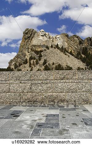 Stock Image - Mount Rushmore National Monument in South Dakota. Fotosearch