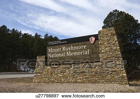 National Park Service sign outside of Mount Rushmore National Memorial in South Dakota View Large Photo Image Stock Photo - National Park Service sign outside of Mount Rushmore National Memorial in South Dakota. Fotosearch