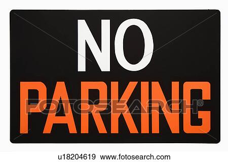 Stock Photo - No parking sign.. Fotosearch