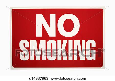 Stock Image - Red no smoking sign.. Fotosearch