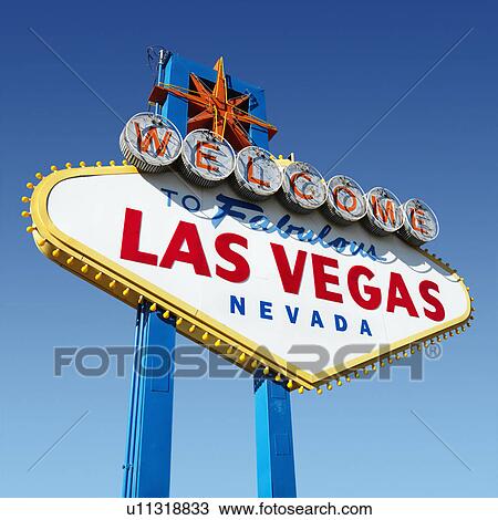 Stock Image - Welcome sign for Las Vegas, Nevada.. Fotosearch
