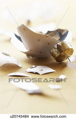 Broken Christmas ornament close-up View Large Photo Image Picture - Broken Christmas ornament close-up. Fotosearch