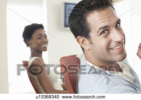 Businessman in office meeting portrait View Large Photo Image Stock Image - Businessman in office meeting portrait. Fotosearch