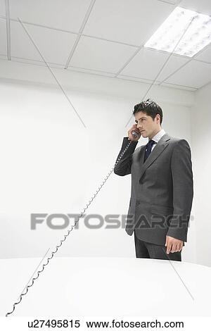 Stock Photography - Businessman on the Phone. Fotosearch