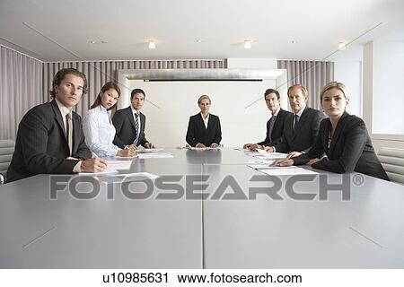 Businesspeople at Conference Table View Large Photo Image Stock Image - Businesspeople at Conference Table. Fotosearch