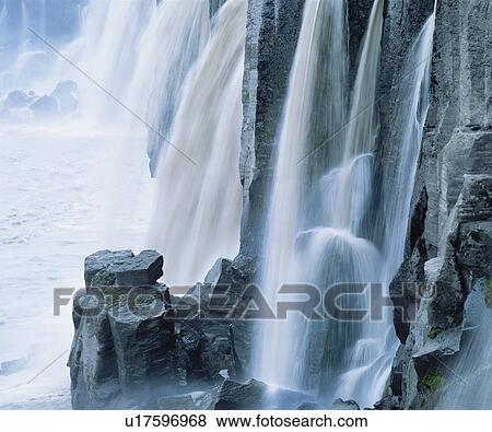 Cascade waterfall View Large Photo Image Stock Photo - Cascade waterfall. Fotosearch
