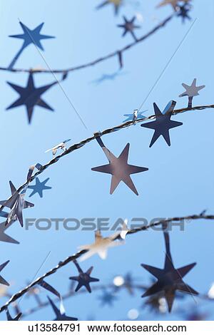 Christmas star decorations View Large Photo Image Stock Image - Christmas star decorations. Fotosearch