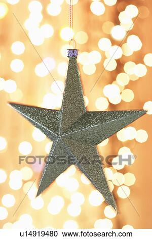 Christmas star ornament close-up View Large Photo Image Stock Image - Christmas star ornament close-up. Fotosearch