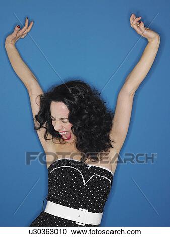 Excited Young Woman View Large Photo Image Stock Image - Excited Young Woman. Fotosearch