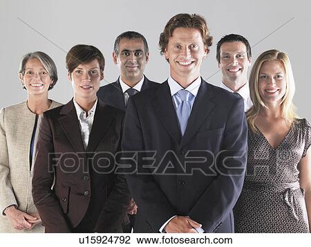 Group of smiling businesspeople View Large Photo Image Stock Image - Group of smiling businesspeople. Fotosearch