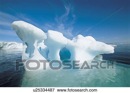 Iceberg and water View Large Photo Image Stock Photo - Iceberg and water. Fotosearch